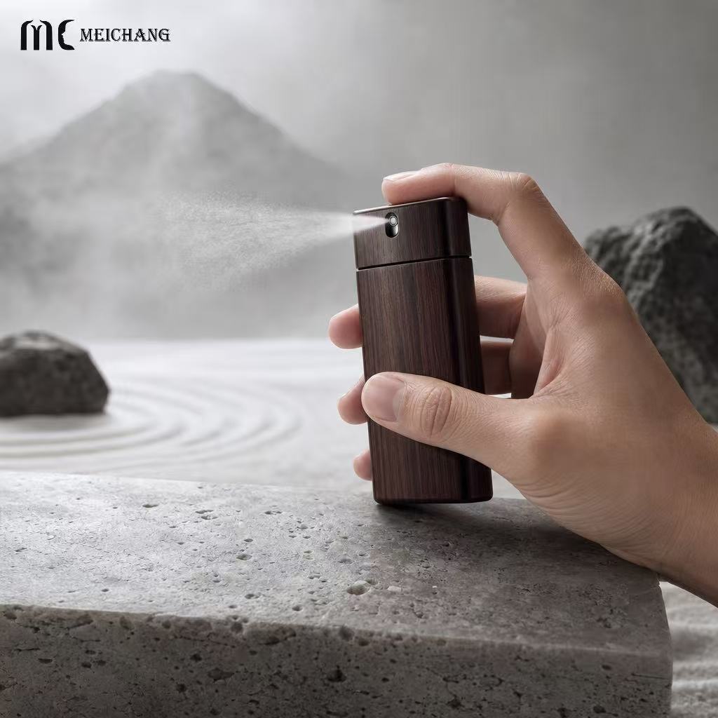 Square Refillable Perfume Spray Bottle – 10ml / 20ml / 40ml Portable Perfume Packaging (MC-1205)