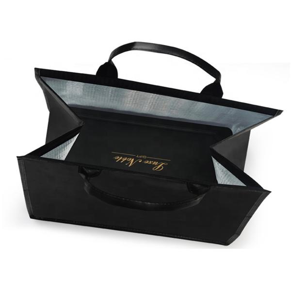 Black Cardboard Cake Box Packaging Wedding Lunch Picnic Cool Thermal Portable Insulation