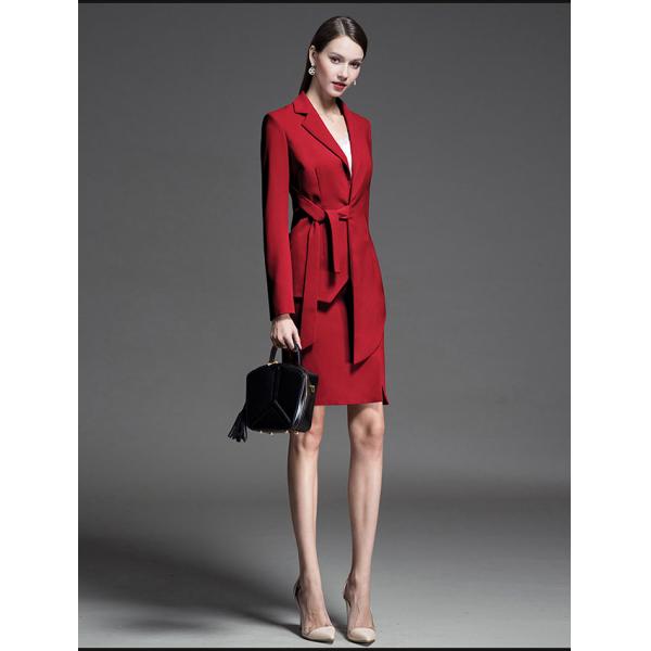 Антистатический осенний стройный блейзер для женщин женские офисные костюмы