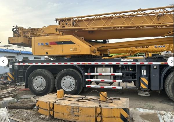 XCMG QY75K Used Boom Truck Crane 75 Ton High Speed For Stable Lifting