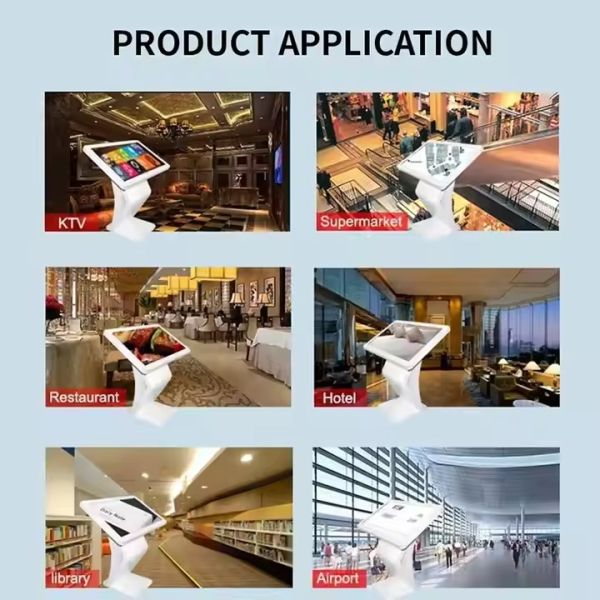 CH All-in-One Machine LCD Capacitive Touch Screen Kiosk Display Queue Management System Interactive Boards