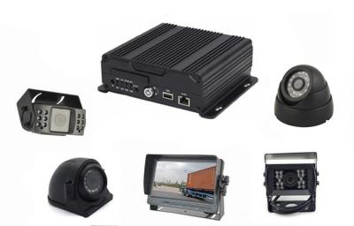4CH AHD Camera Dual SD card automotive video recorder / Mobile vehicle video surveillance system