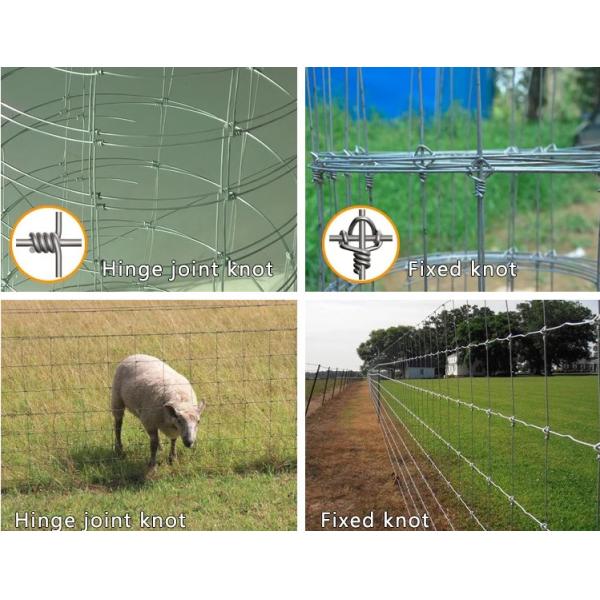 Farm 330ft Length Roll Galvanized Steel Wire Metal Pasture Fencing 6ft