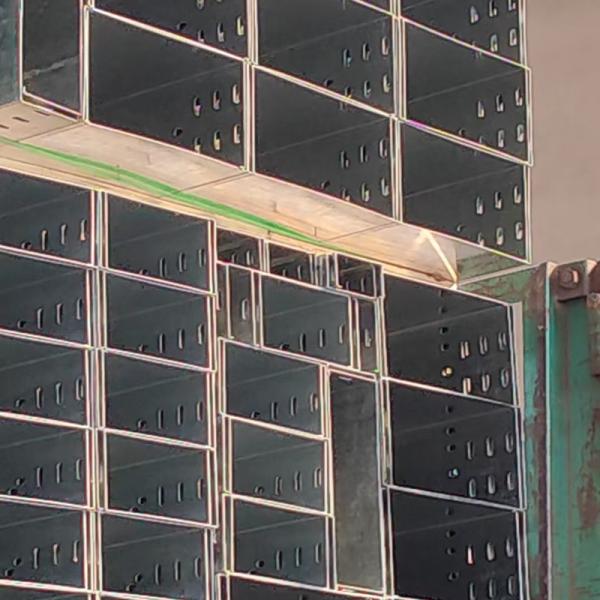 Steel Thickness 0.8-3.0 Mm Wireway Cable Tray For Cable Routing metal cable trough