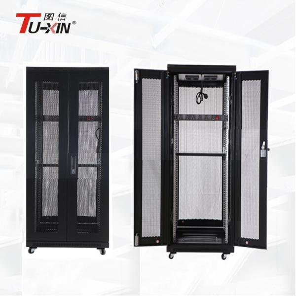 Waterproof Computer Rack Cabinet , High Capacity Enclosed Server Rack 500 Kg Loading