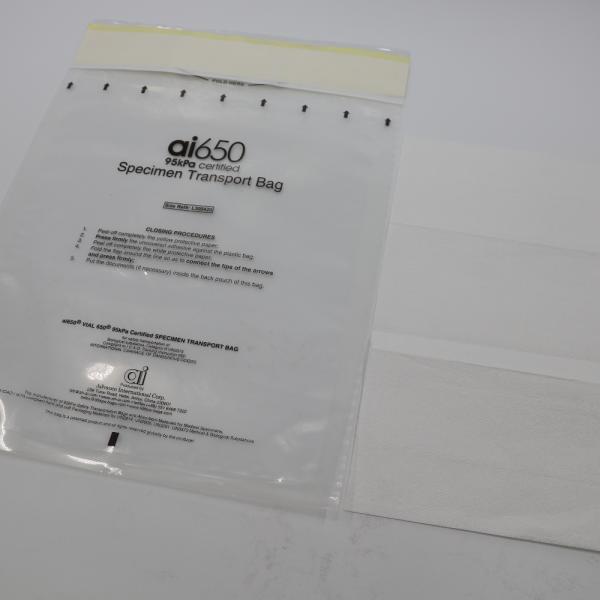 95 кПа Прозрачный/белый, чувствительный к давлению, клейкий транспортный пакет для образцов