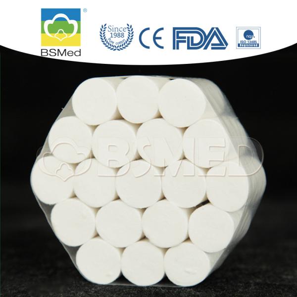 Odorless Surgical Dental Cotton Rolls 13 - 16mm Fiber Length 8% Max Humidity