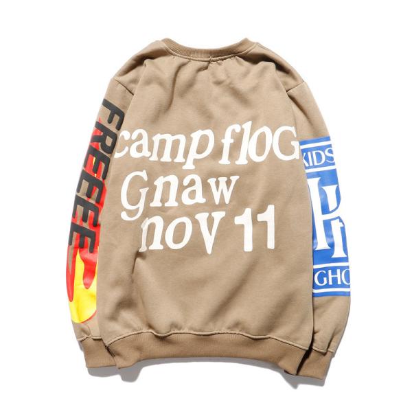 2021 Oversize Printing Smiling Face And Flame Men'S Hoodies & Sweatshirts Men'S Hoodies