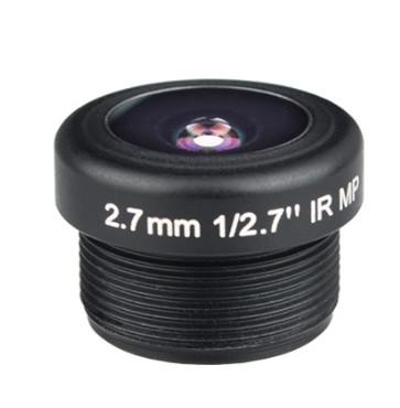 Consumer Imaging Lens 1/2.7 2.7mm 3Megapixel 1080P M12 Mount 180degree Wide Angle Lens