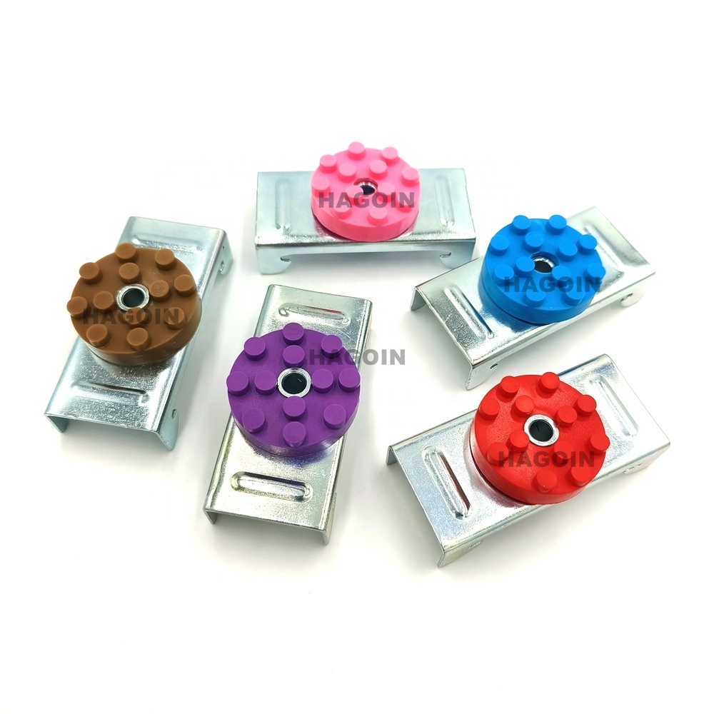 Green Sound Isolation Clips Installation Hat Furring 62MM Ceiling Sound Isolation Clips