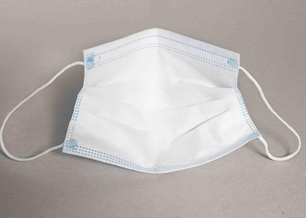 Dust Proof Disposable Surgical Mask / Hospital Face Masks With Elastic Ear Loop