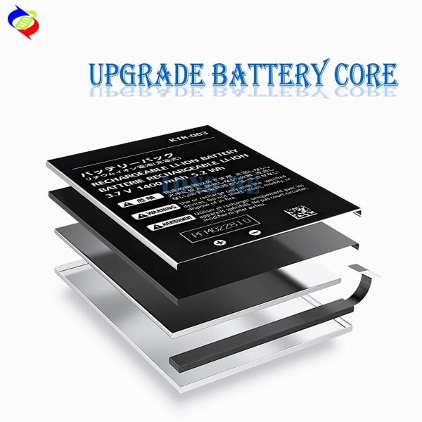 1400 мАч батарея для Nintendo 3DS перезаряжаемый игровой проигрыватель Dual IC Protection Черный