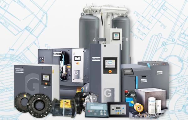 37kw o atlas Copco GA 37 VSD+, óleo de Copco do atlas injetou compressores giratórios do parafuso