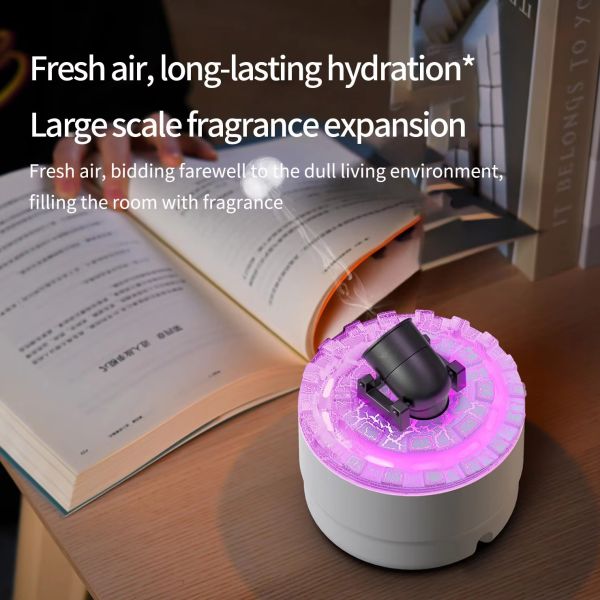 Color Timed Electric Aroma Air Humidifier Desktop Use Waterless Aromatherapy Diffuser