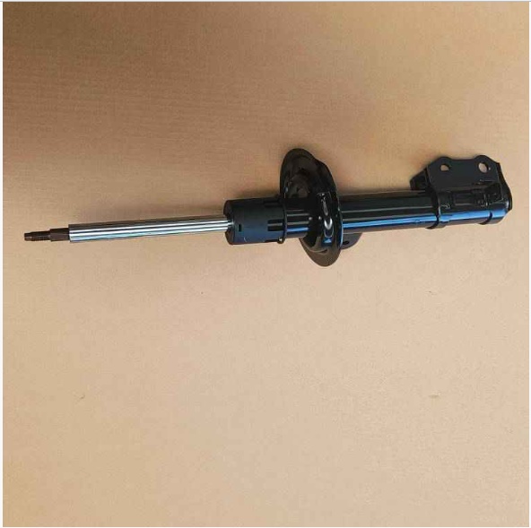 Black left front shock absorber made of carbon and alloy spring steel of Geely Geometry A