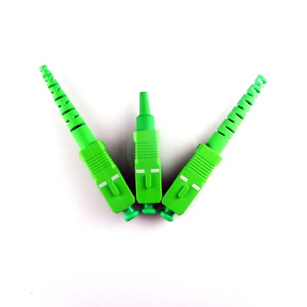 Green Optic Fiber Fast Connector 0.9mm SC APC Quick Connector