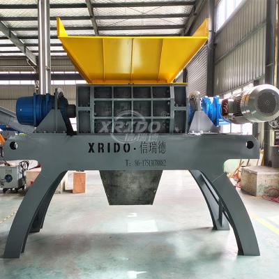 Deux puits E déchets de déchets de métal concasseur machine de recyclage de déchiqueteur de plastique à vendre