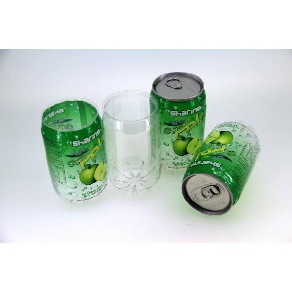 Envases de bebidas Etiqueta personalizada Anillo de extracción de aluminio Botella de PET Capacidad tapa Impresión a color