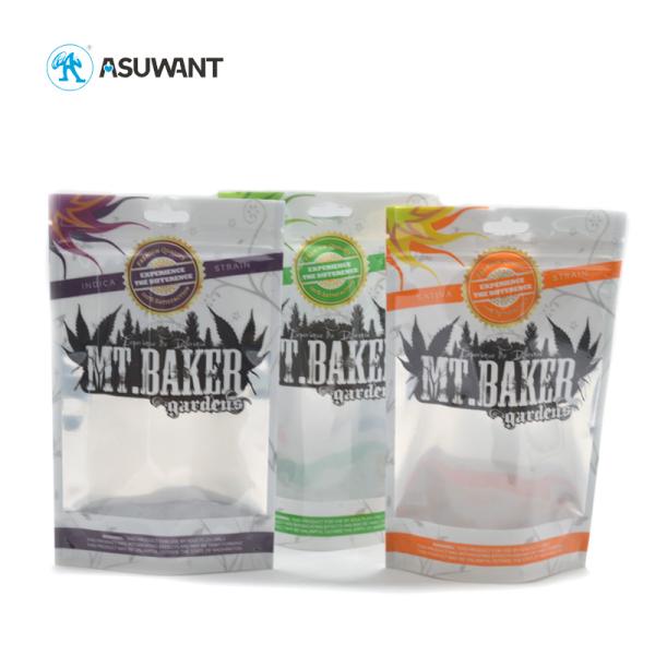 Custom Medical Weed Mylar Bags Operation Matte Aluminum For Marijuana Weed