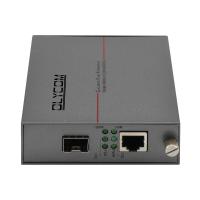 Conversor de mídia de Ethernet de fibra óptica não gerenciada de Gigabit SFP Slot DC5V montado em rack