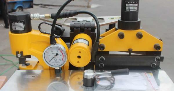 processador hidráulico da barra da ferramenta de friso de 220V 50HZ para cortar a dobra de perfuração