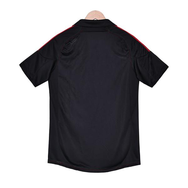 AC Milan 2012 Retro Second Away Fan Edition Jersey Classic Black and Gold Jersey