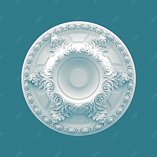 M-7167 Wholesale Polyurethane Medallions Design Moulding Tiles Cornice Rose Panel Ancient Panels Board 3D Ceiling Medallion