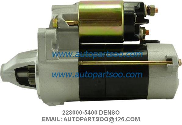 Denso Starter Motor 228000-5400 WAI 18414N 12V 9Tooth 0.9kw Kubota Mower Front
