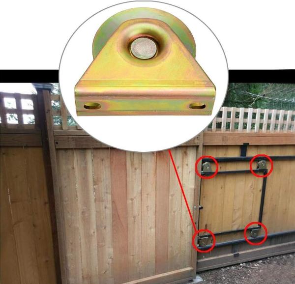 Rolamentos de roda triangular trapezoidal para portas deslizantes