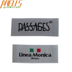 12C Satin Woven Clothes Label No Shrinking PMS Pantone Washable