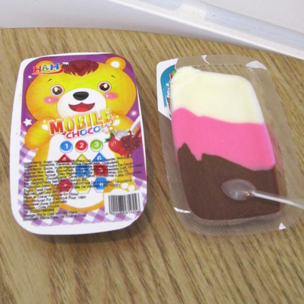 Мобильный телефон формирует вкусы варенья 3 шоколада вкуса молока конфеты шоколада в ПК одном для торгового центра