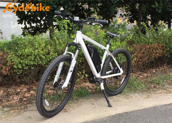 36v Brushless Motor Electric Street Bike / City Light Electric Bike With LCD Display