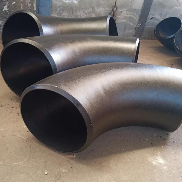 Cotovelo de aço carbono ANSI preto para aplicações de parede espessa