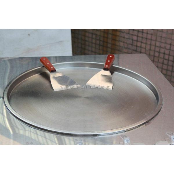 Customized Fast Freezing Ice Cream Machine Single Square Pan Fried Molding Ice Cream Roll Machine