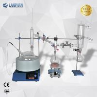 Kit moléculaire partiel de distillation de chemin court de laboratoire 5 litres