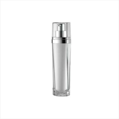 15ml, 30ml, garrafa acrílica da bomba da loção da parede dobro plástica luxuosa dos cuidados com a pele 50ml
