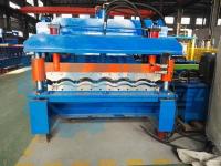 Teja de acero 3KW que forma control del PLC de la máquina grueso de 0,3 - de 0.8m m