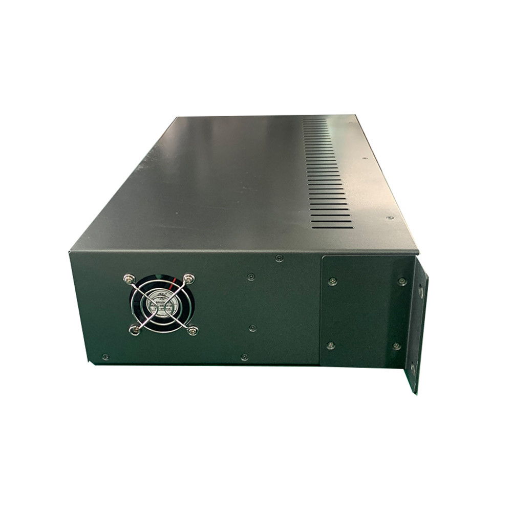 14 Slot Media Converter Rack Chassis 19 Inch 2U Dual AC220V For Fiber Media Converters CE