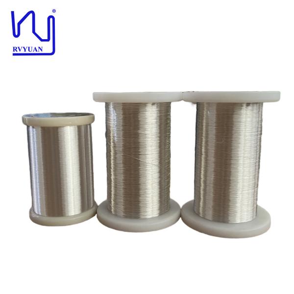 Fil d'argent émaillé sur mesure 4NOCC Ultra Fine 0,05 mm Fil d'argent monocristallin pour équipement audio haut de gamme