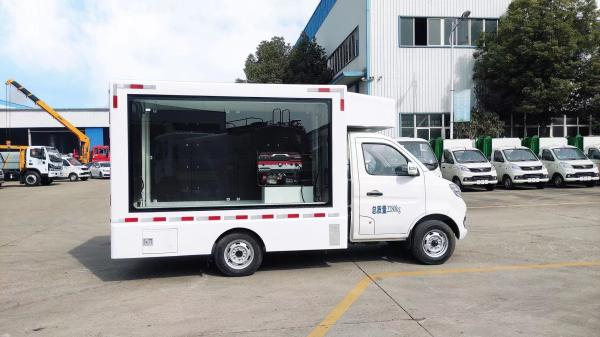 Changan LED Mobile Billboard Advertising Truck , Outdoor LED Stage Truck