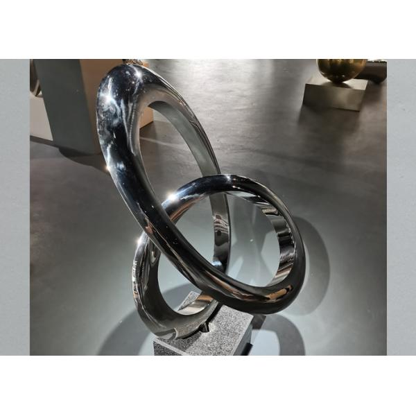 OEM Mirror Polished Stainless Steel Decorative Abstract Art Sculpture
