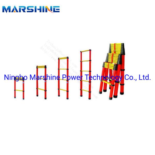 Fully-Insulated Flexible Ladder For High Voltage Circuit Maintenance Fiberglass Climbing