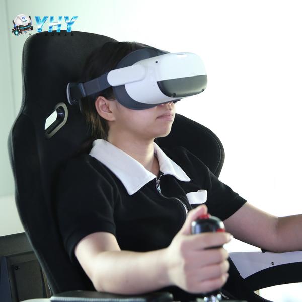 Simulateur de chaise VR rotatif de 1000W 360 pour toutes les montagnes russes en alliage d'aluminium
