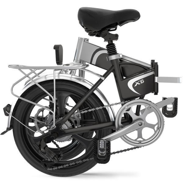 20in Lightweight Electric Folding Bike 125kg Loading With 7.5AH Hiddenbattery