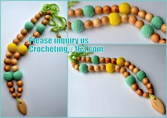 Rainbow nursing necklace, Nursing necklTeething necklace, Breastfeeding Necklace for Mom, Teething toy, Nursing necklace