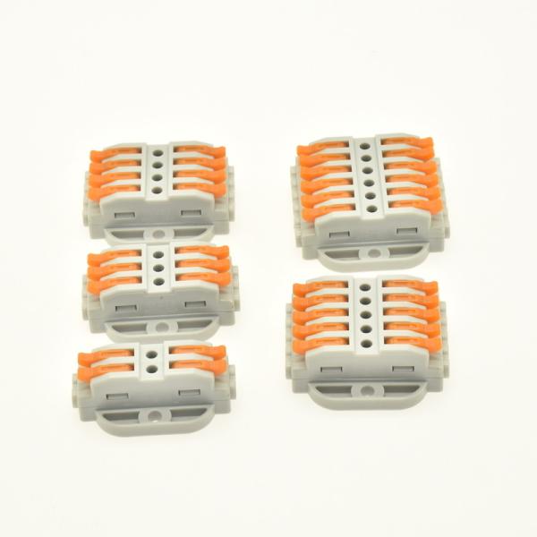 LED light Connector 6 poles LED light terminal block double row connector