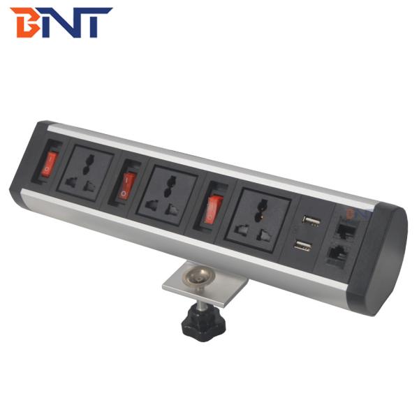 with double network interface supply the bracket multifunctional movable table socket