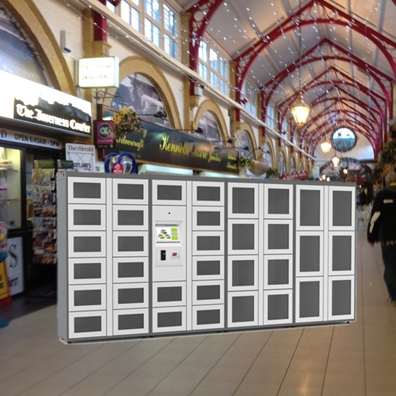 Формальная обувь Автоматическая система блокировки 23 Шкаф управления экраном рекламы