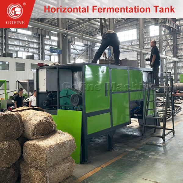 Tanque de fermentación de estiércol de ganado para la producción de fertilizantes orgánicos