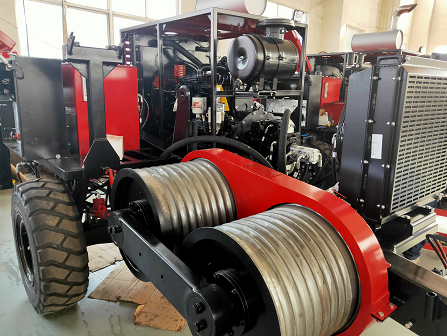 Надземная линия гидравлическое оборудование пулера кабеля для электрической конструкции